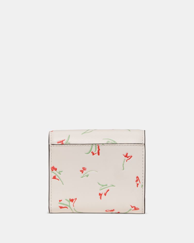 Kate Spade,Deco Vibrant Buds Small Flap Wallet,