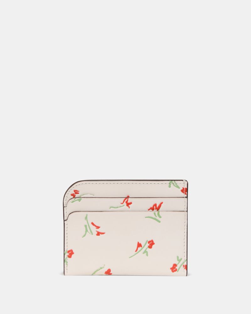 Kate Spade,Devin Vibrant Buds Card Holder,