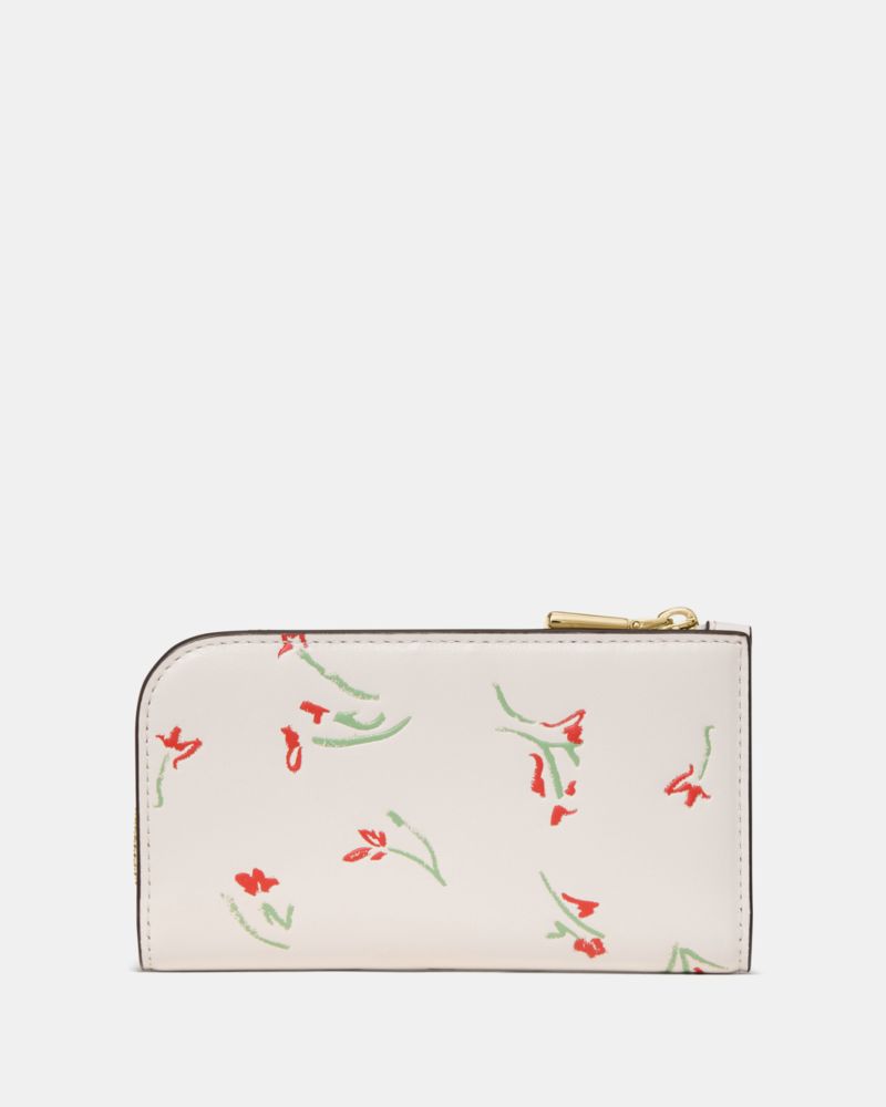 Kate Spade,Devin Vibrant Buds Bifold Wallet,