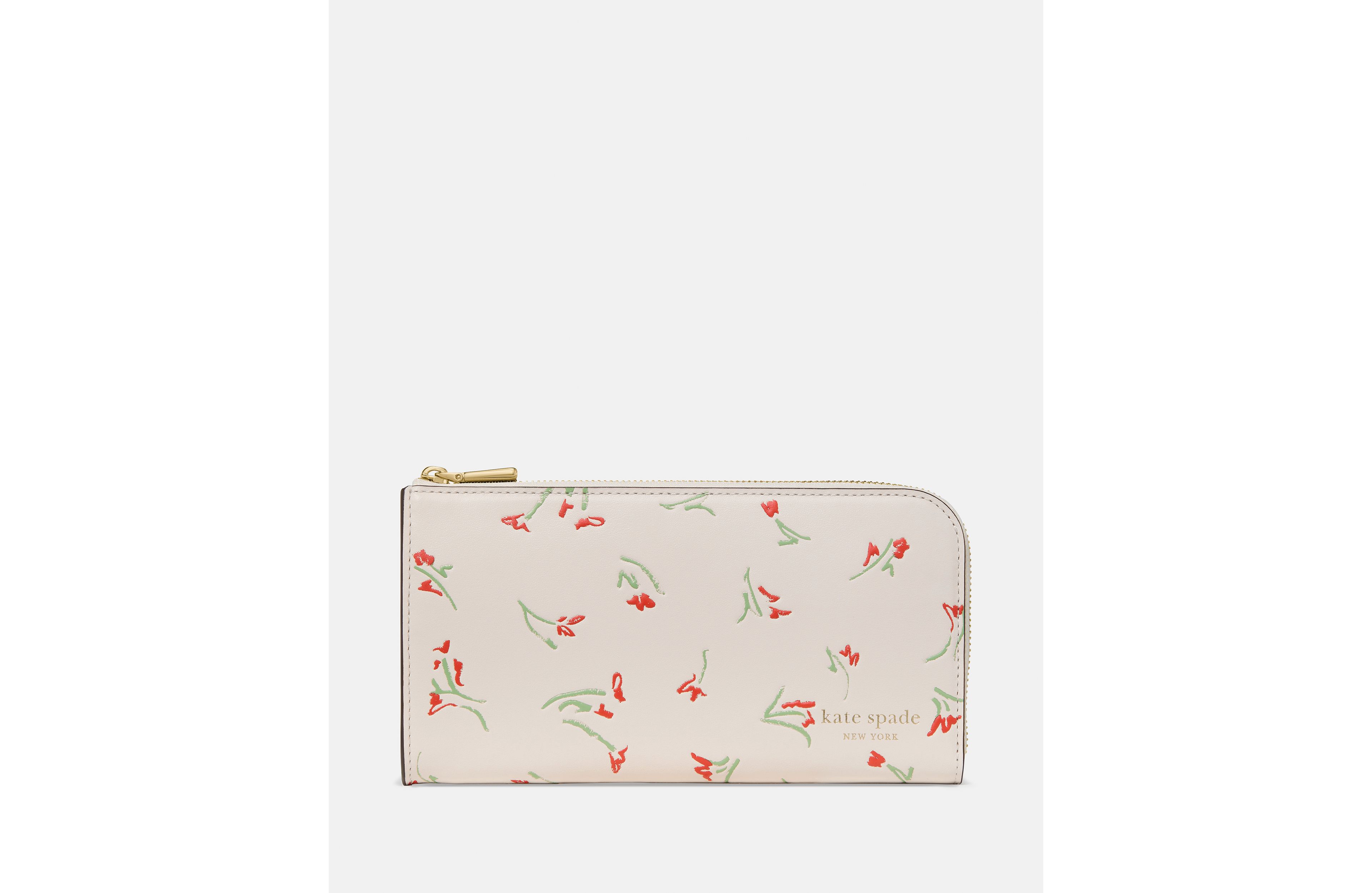 Devin Vibrant Buds Zip Around Continental Wallet