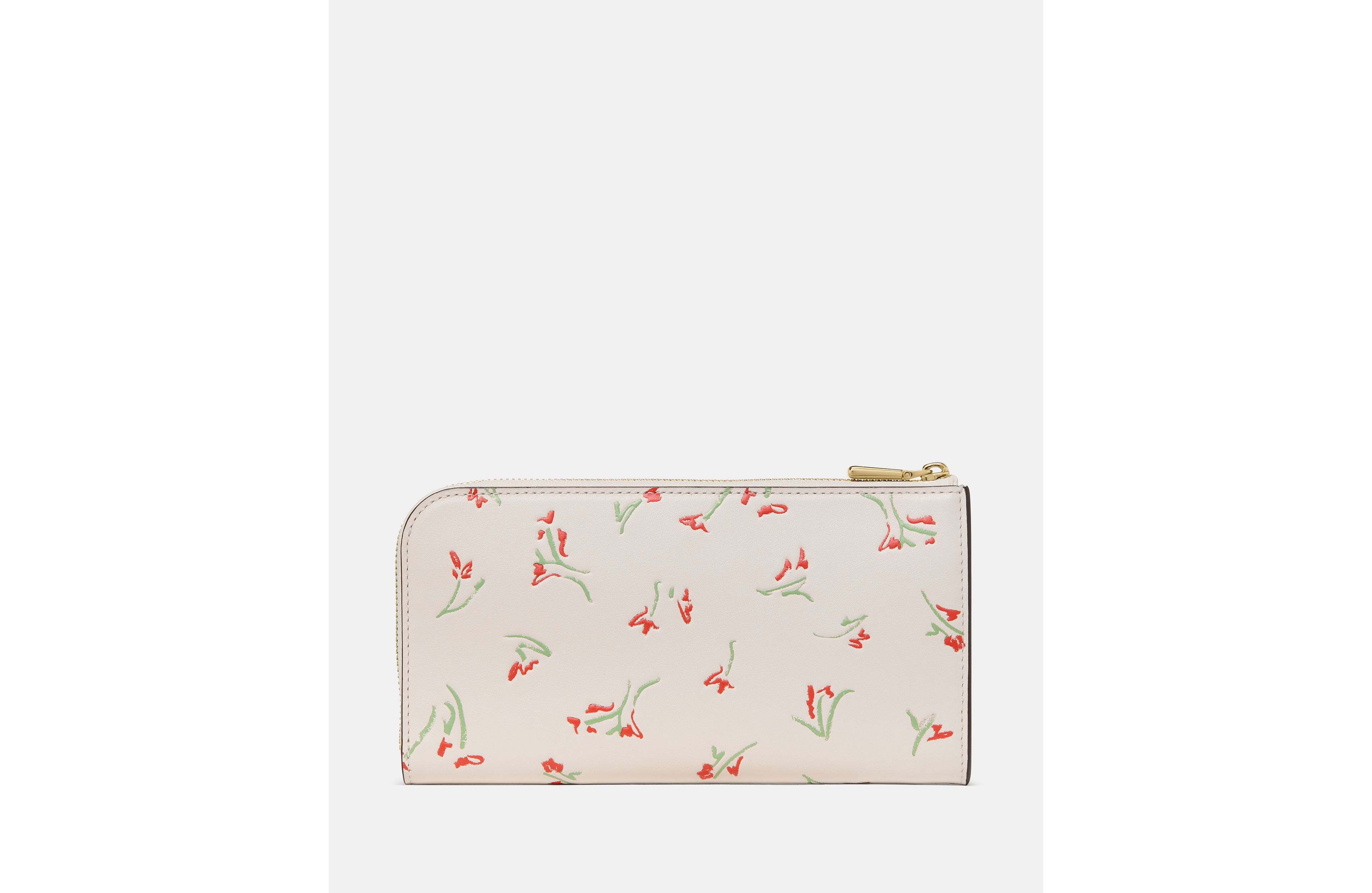 Devin Vibrant Buds Zip Around Continental Wallet