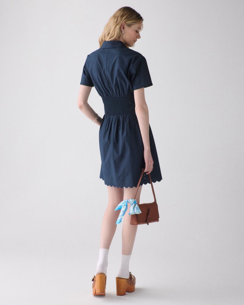Kate Spade,Broderie Anglaise Mini Shirtdress,
