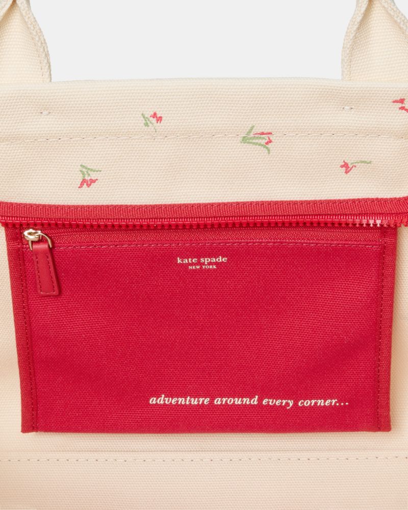 Dash Vibrant Buds Canvas Tote Bag
