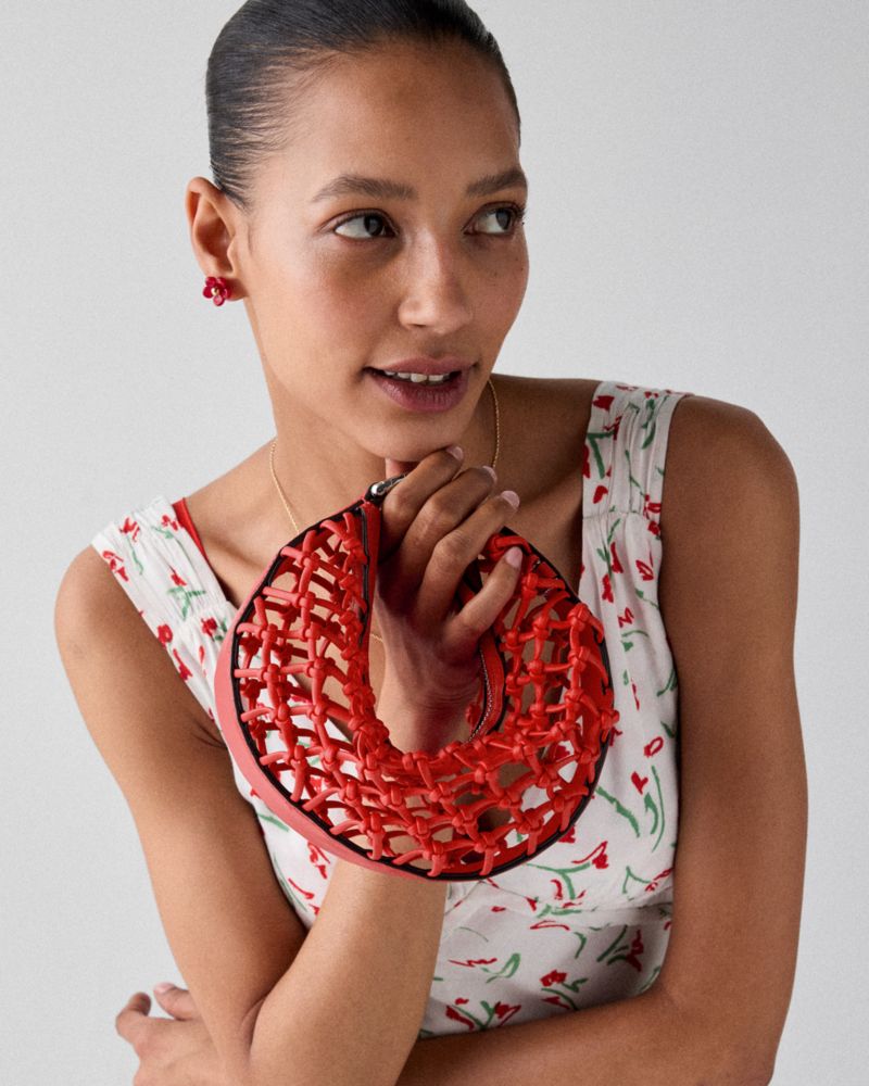 Kate Spade,Duo Woven Crossbody Bag,