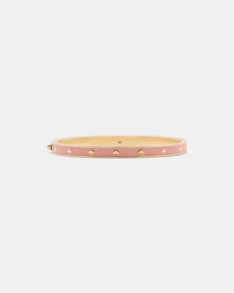 Kate Spade,Spot The Spade Enamel Hinged Bangle,