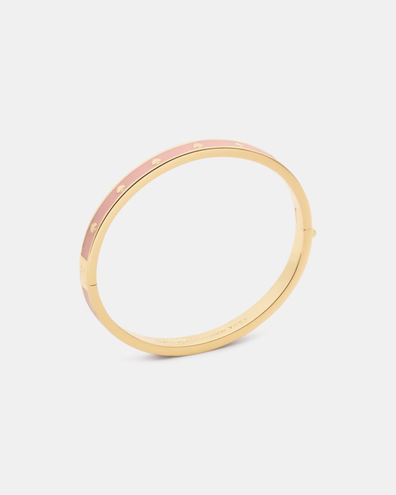 Kate Spade,Spot The Spade Enamel Hinged Bangle,