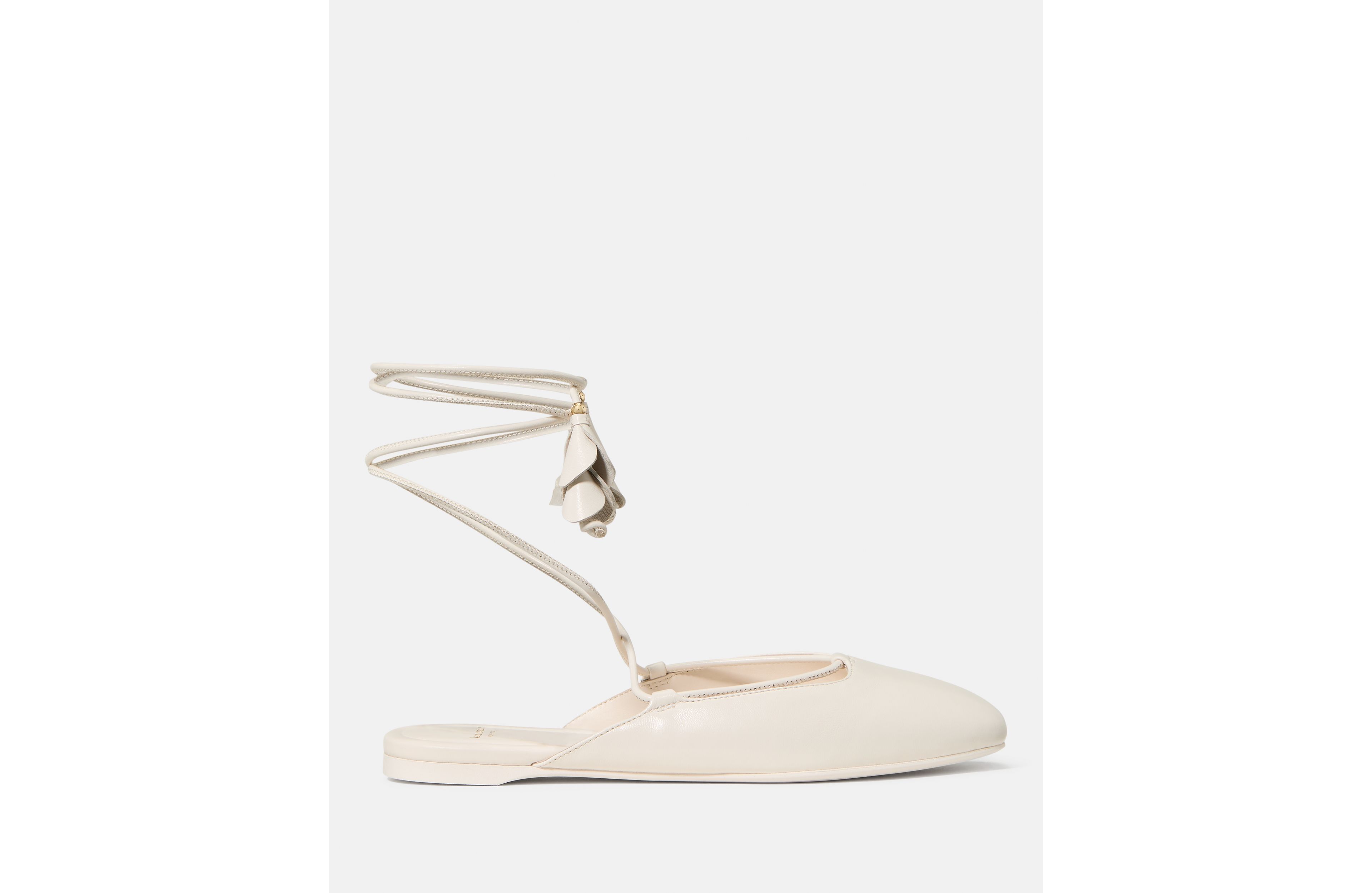 Eloise Ankle Wrap Mule Flat