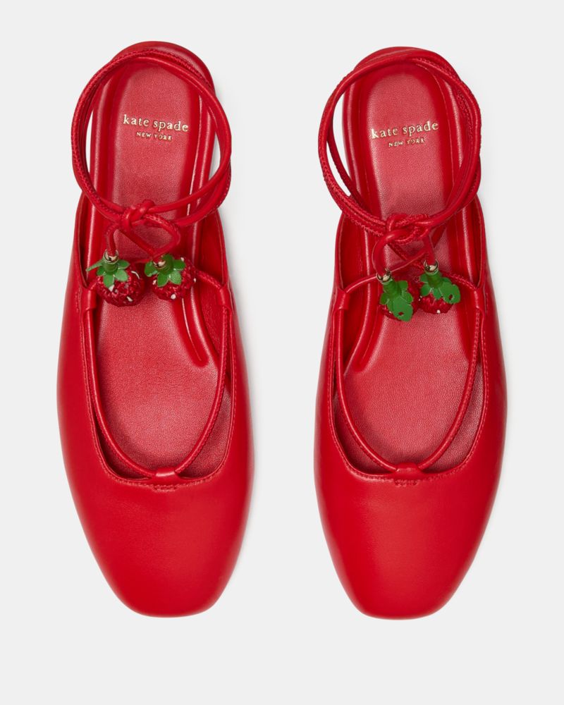 Kate Spade,Eloise Ankle Wrap Mule Flat,