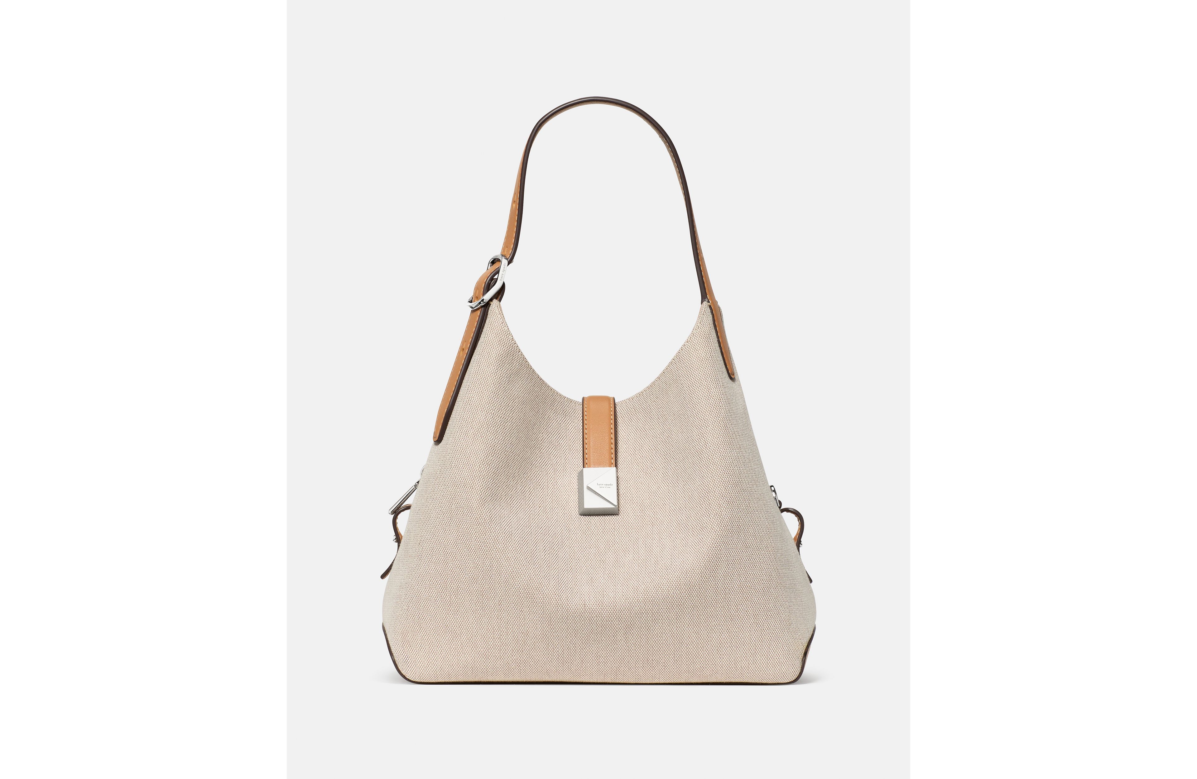Deco Canvas Crossbody Tote Bag