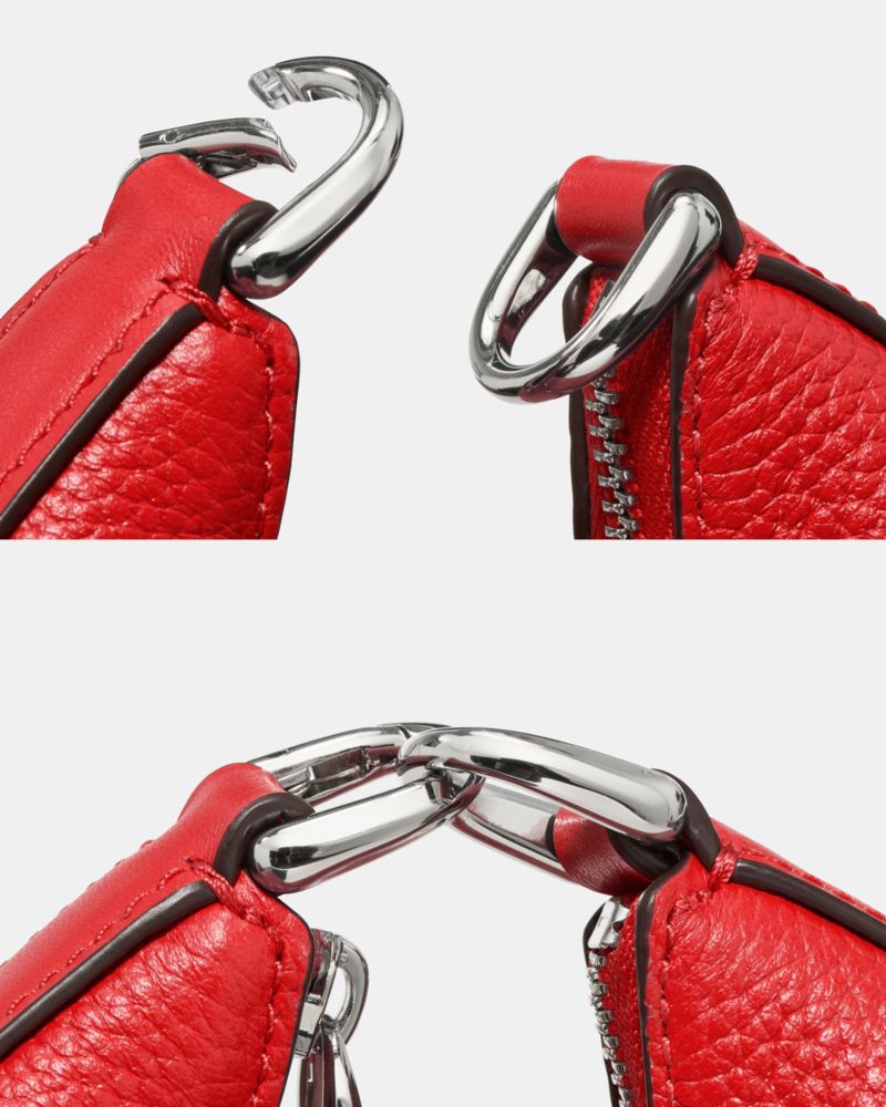 Kate Spade,Duo Mini Shoulder Bag,Leather,Lining Leather,Shoulder Bag,Metal Material,Metal,Adjustable,Set,Silver Metal,Day ...,