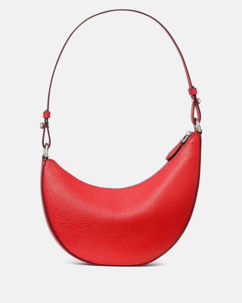 Kate Spade,Duo Mini Shoulder Bag,Leather,Lining Leather,Shoulder Bag,Metal Material,Metal,Adjustable,Set,Silver Metal,Day ...,