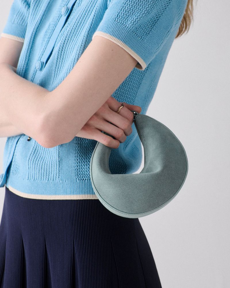 Kate Spade,Duo Suede Mini Shoulder Bag,,Front View