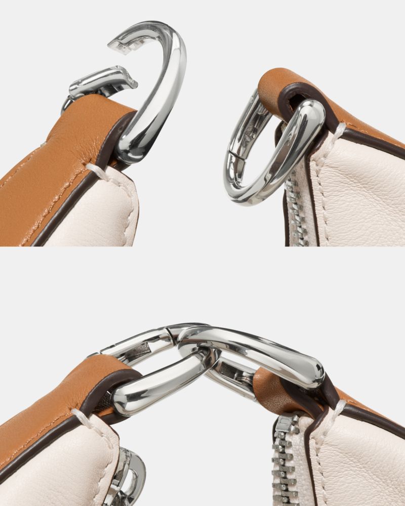 Kate Spade,Duo Wavy Suede Crossbody Bag,