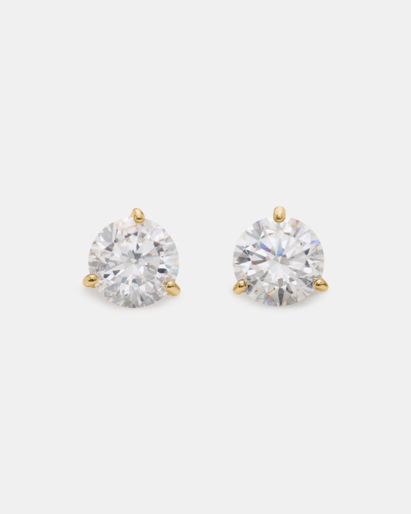 Kate Spade,Brilliant statements trio prong studs,
