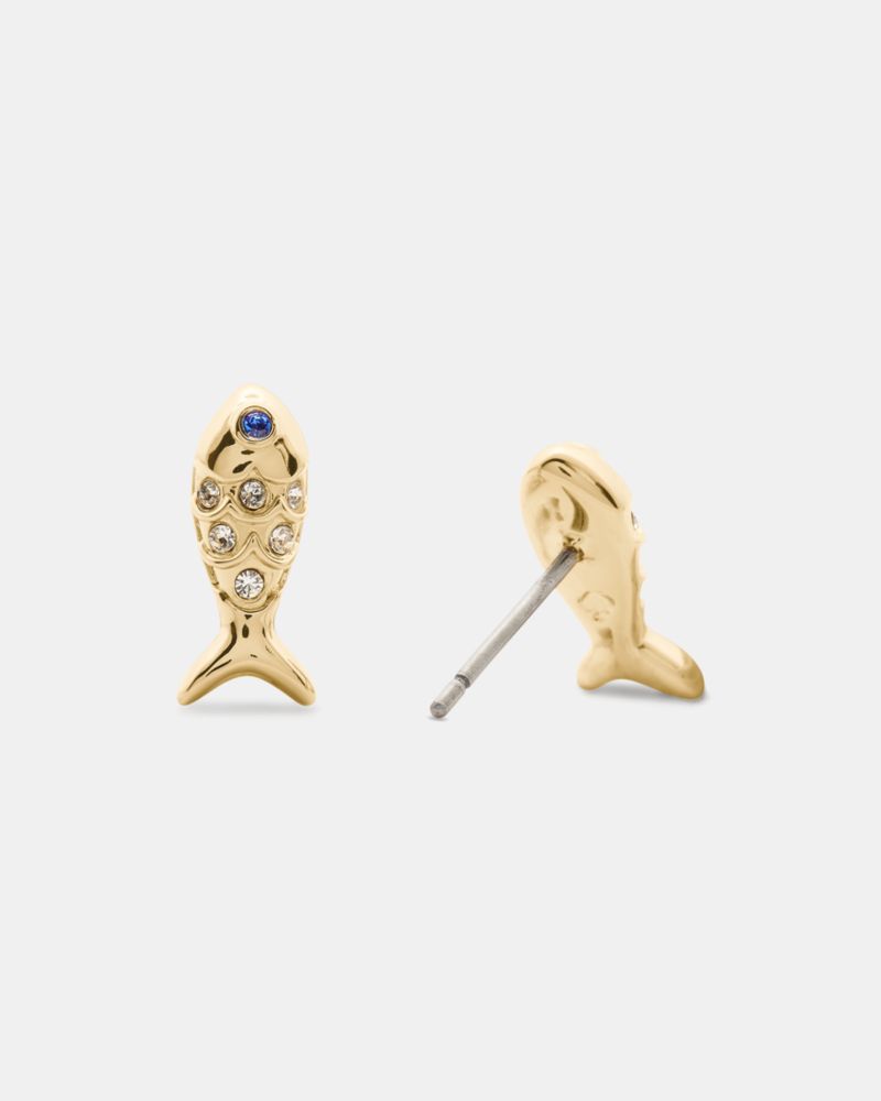 Kate Spade,Summer Daze Fish Studs,