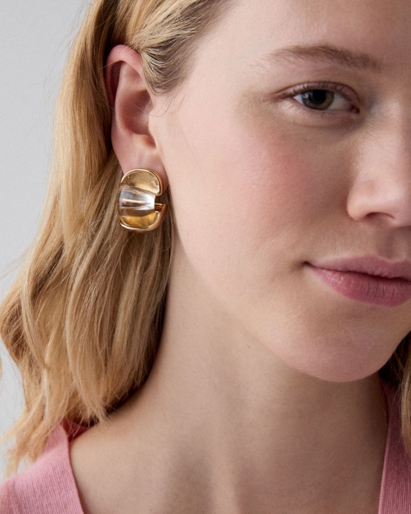 Kate Spade,Glow Up Chunky Huggies,