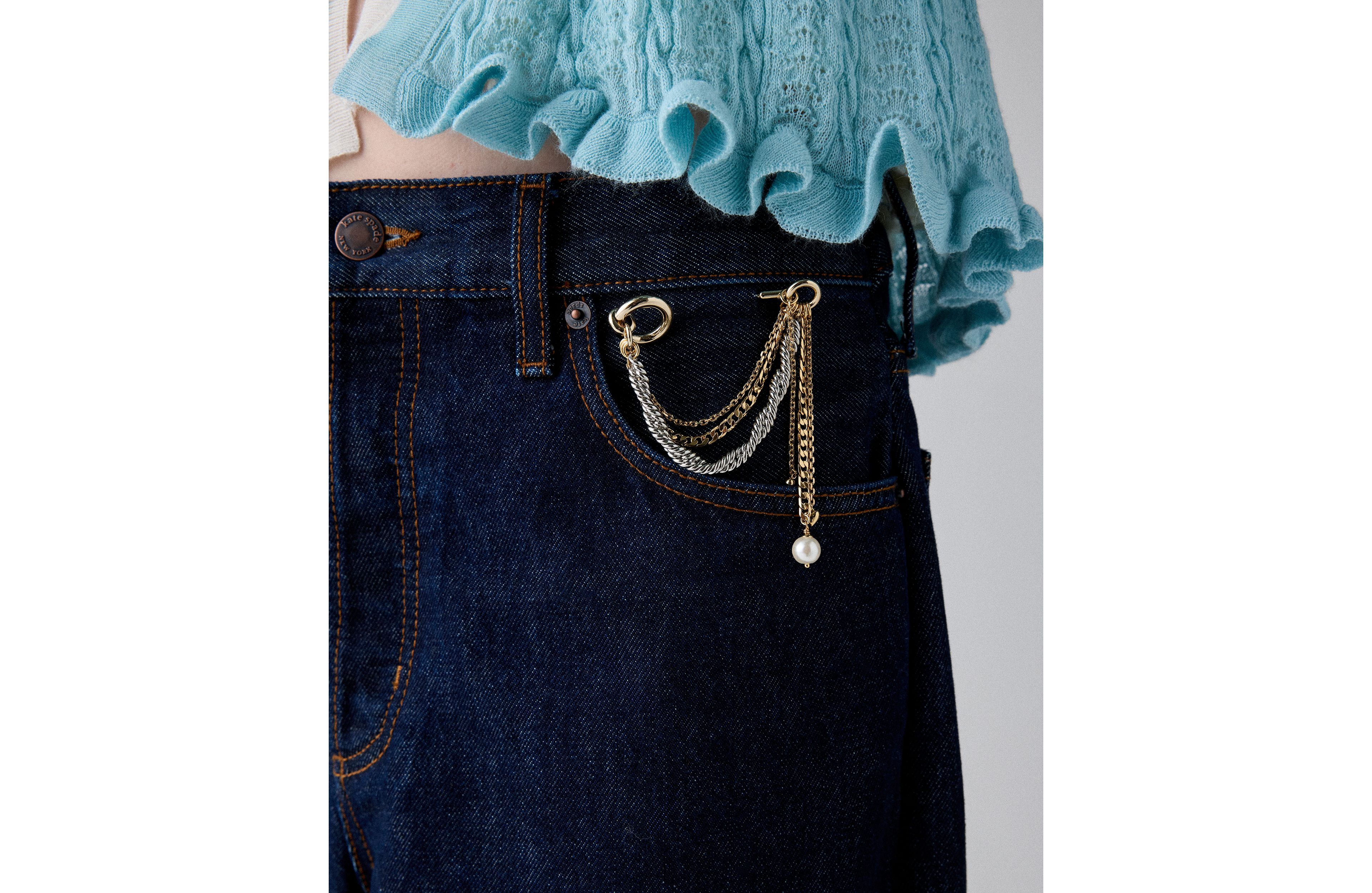 Chain Reaction Chain Brooch