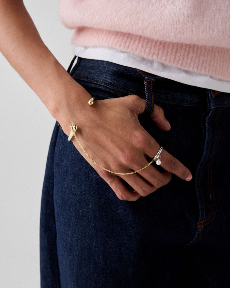 Chain Reaction Cuff And Ring