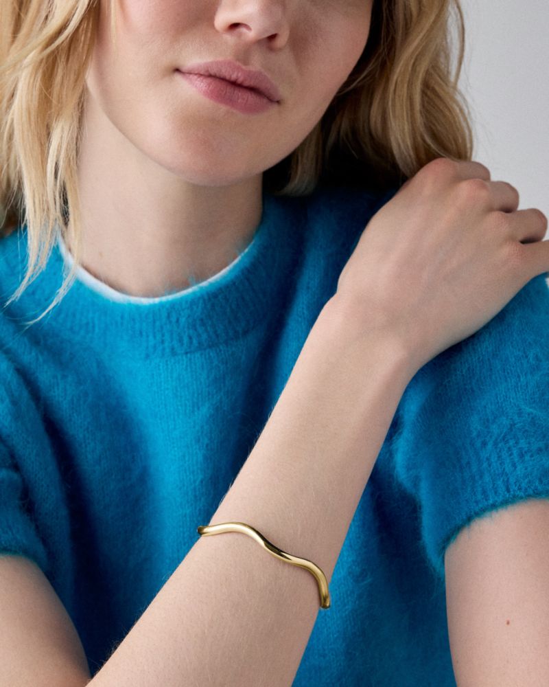 Kate Spade,Wave Thin Bangle,