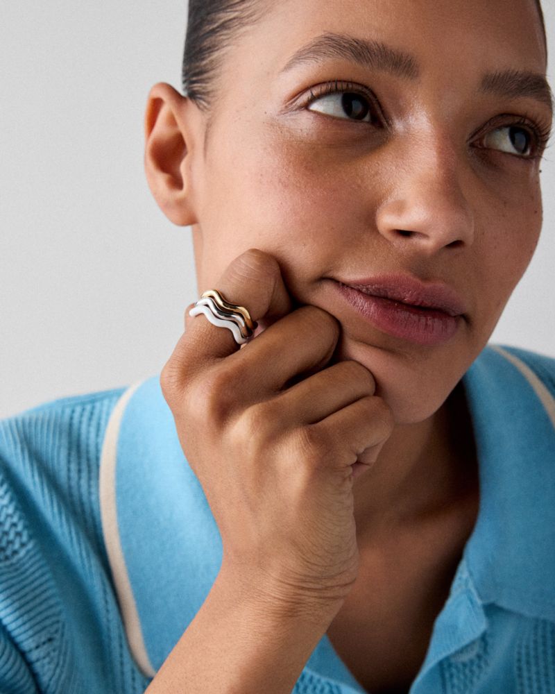 Kate Spade,Wave Ring Set,