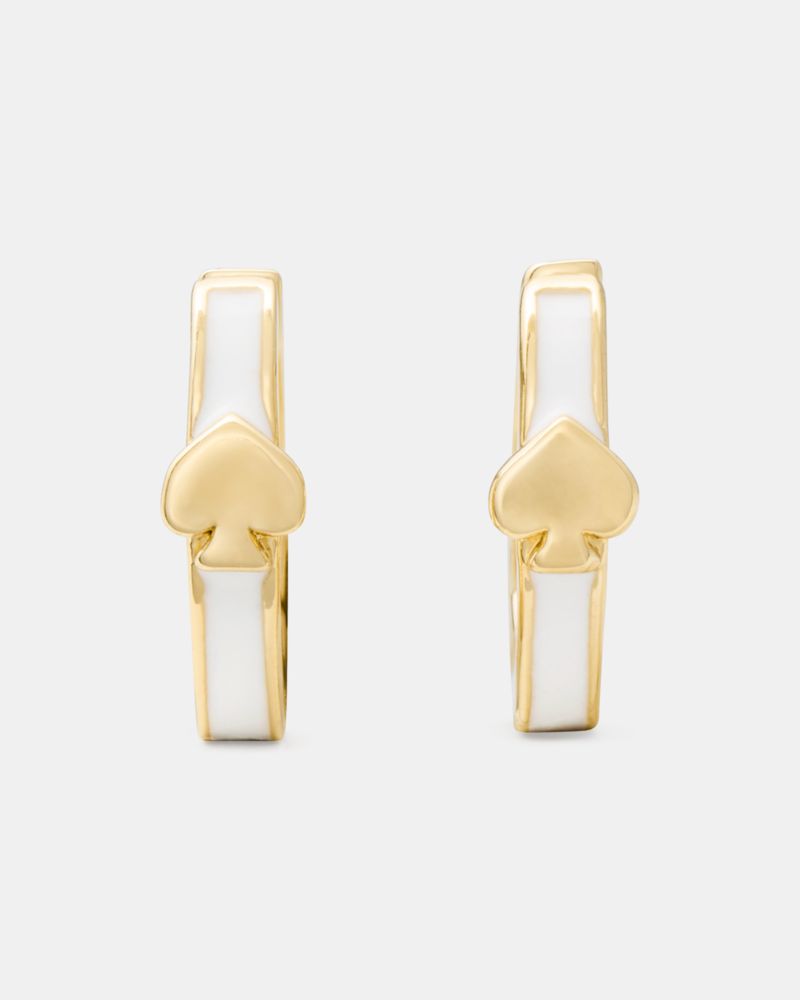 Kate Spade,Everyday Spade Thin Mini Spade Huggies,