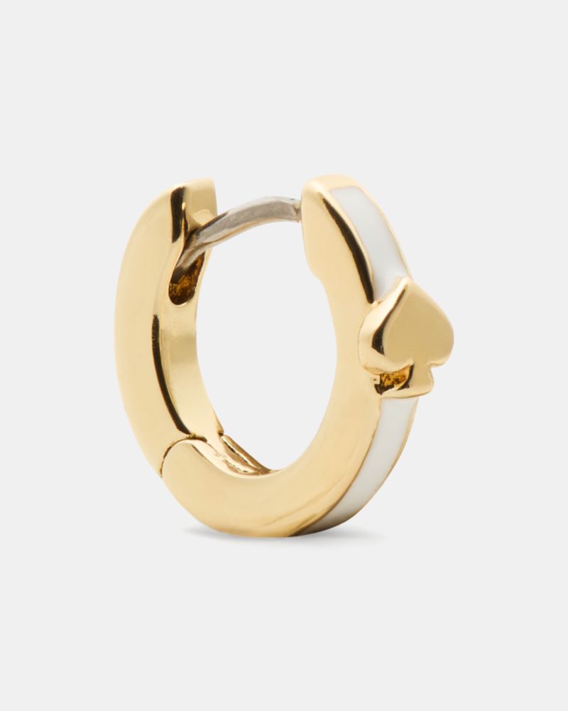 Kate Spade,Everyday Spade Thin Mini Spade Huggies,