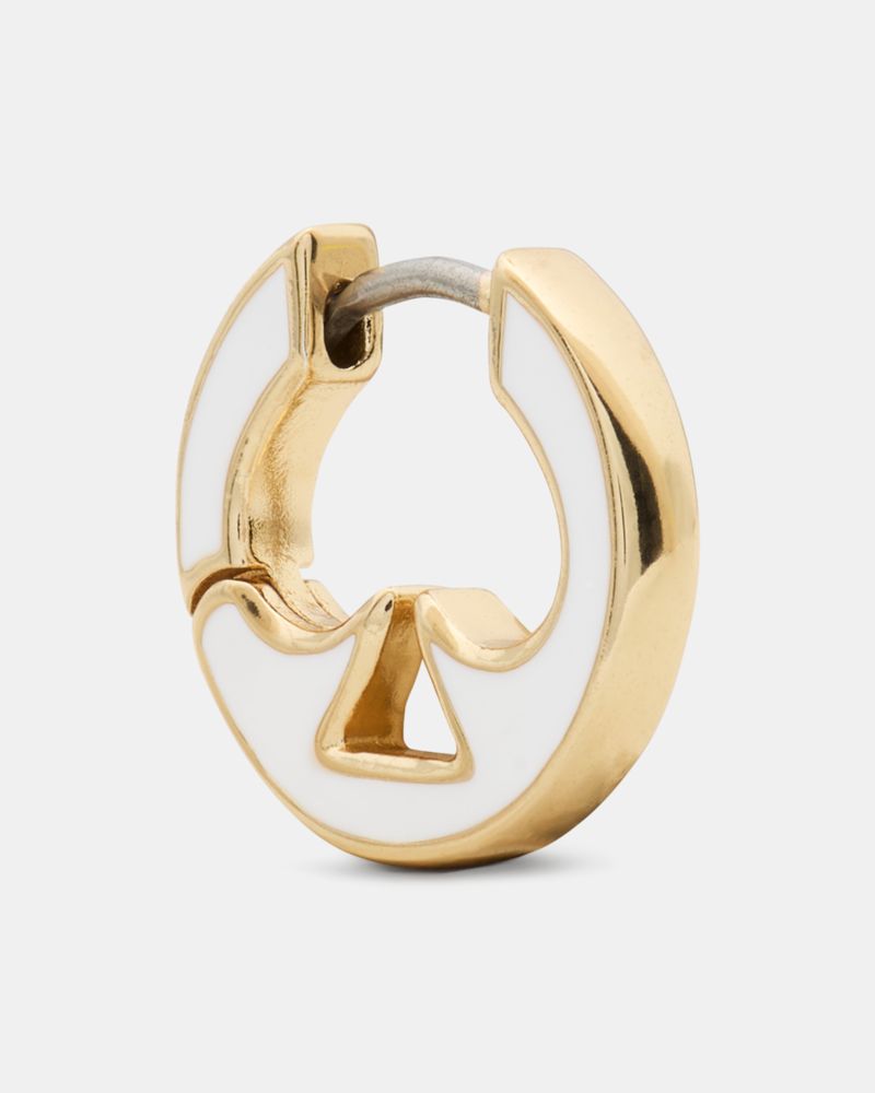 Kate Spade,Everyday Spade Cut Out Spade Huggies,