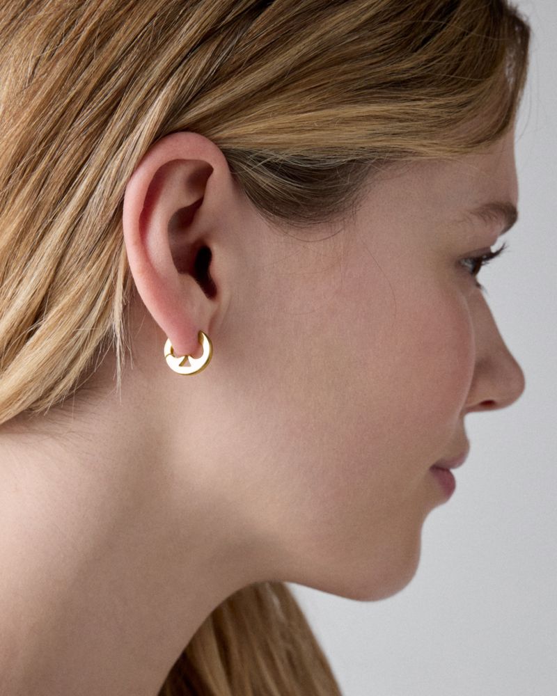 Kate Spade,Everyday Spade Cut Out Spade Huggies,