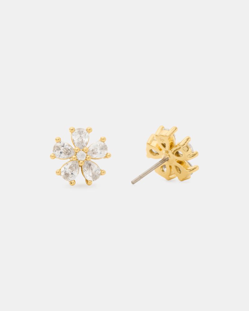 Kate Spade,You're A Gem Flower Studs,