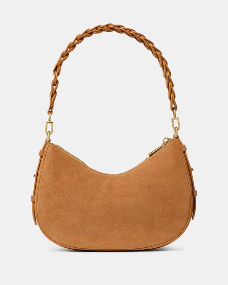 Liv Suede Convertible Shoulder Bag