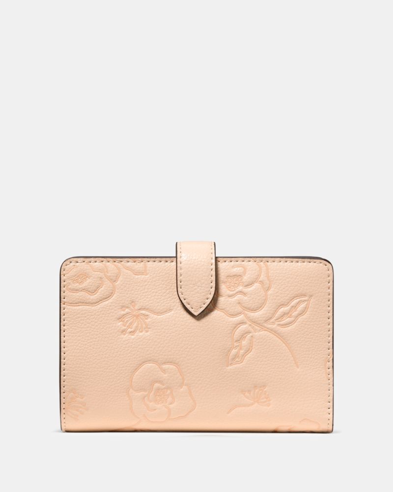 Kate Spade,Floral Medium Bifold Wallet,