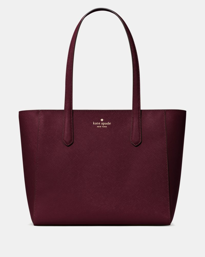 Kate Spade,Gwen Tote Bag,Tote,PVC,Metal, Logo,Gold Metal,Work,