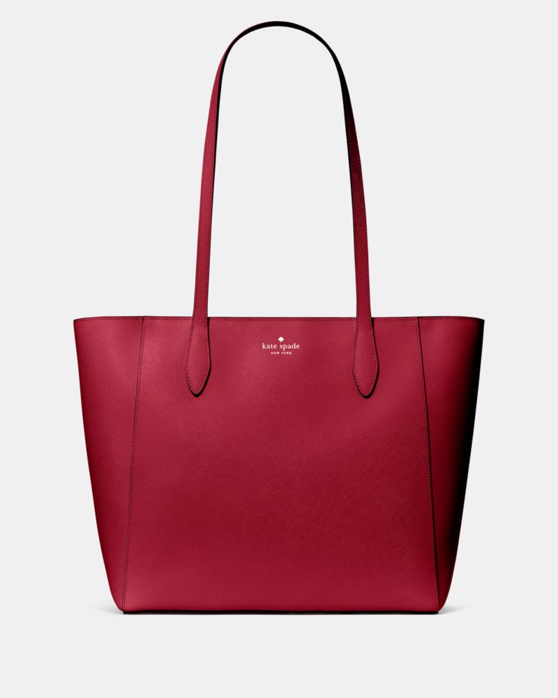 Kate Spade,Dana Tote Bag,Tote,Metal Material, PVC,Logo, Embossed,Laptop Compatible,Gold Metal,Work, Mother's Day,