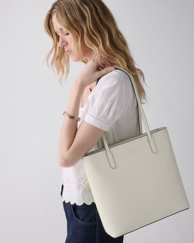 Kate Spade,Jana Tote Bag,White