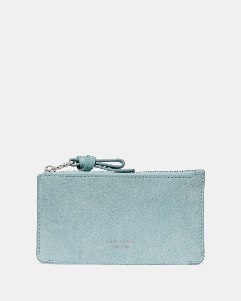 Kate Spade,ループ スエード ジップ カード ケース,カードケース・キーケース,イングリッシュシー