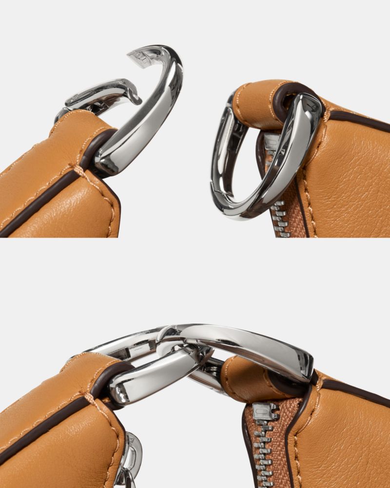 Kate Spade,Duo Wavy Suede Large Crossbody Bag,