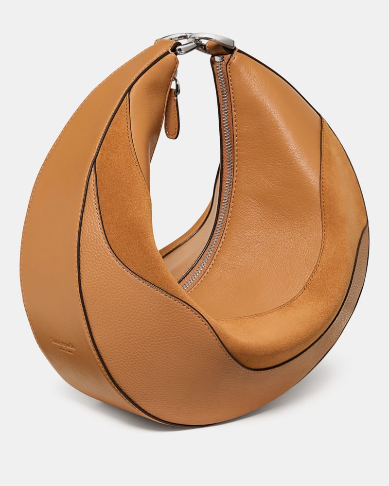 Kate Spade,Duo Wavy Suede Large Crossbody Bag,