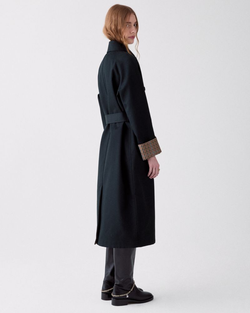 Shepard Check Trench Coat - thumbnail 4