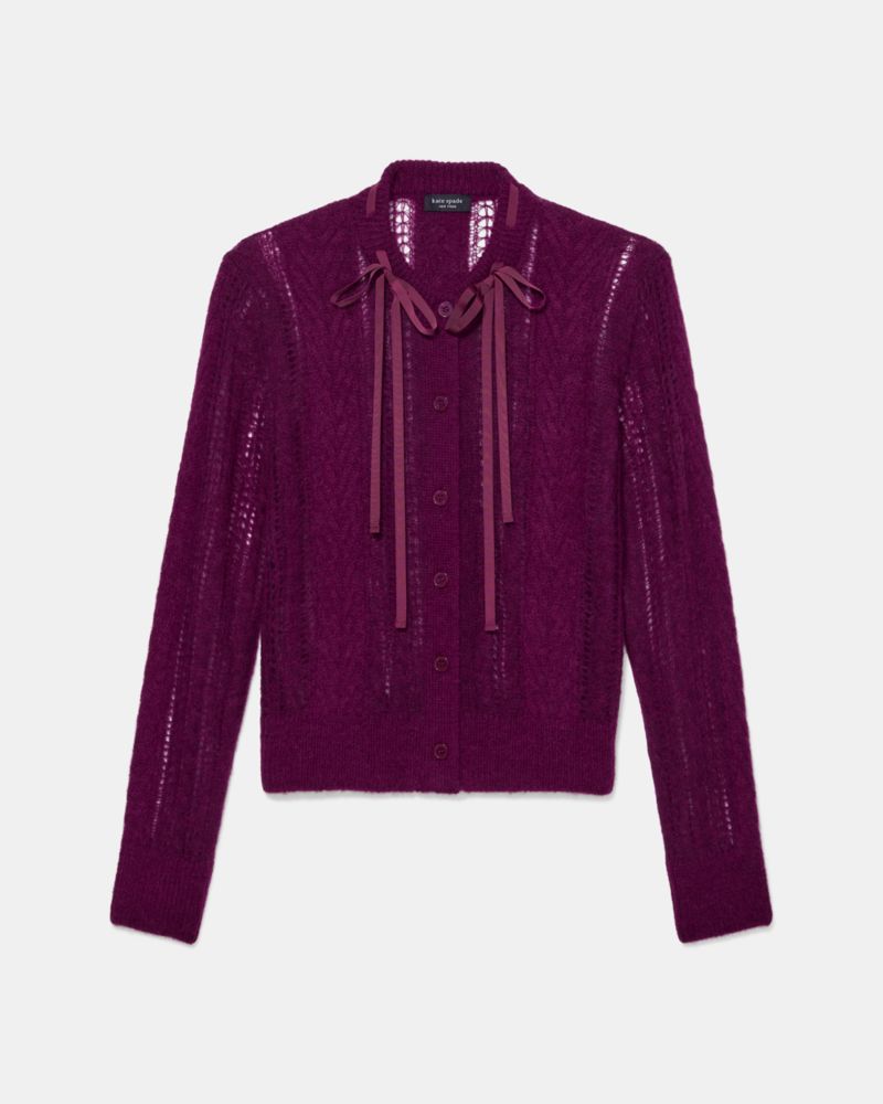 Kate Spade,Pointelle Cardigan,