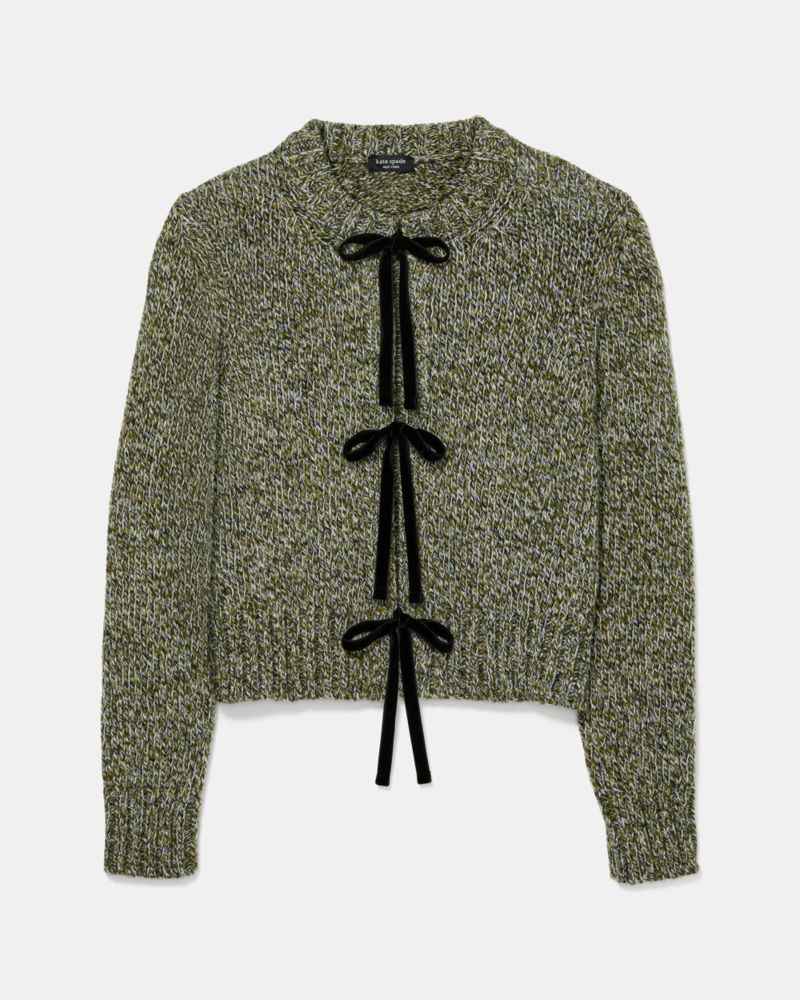 Kate Spade,Bow Front Cardigan,
