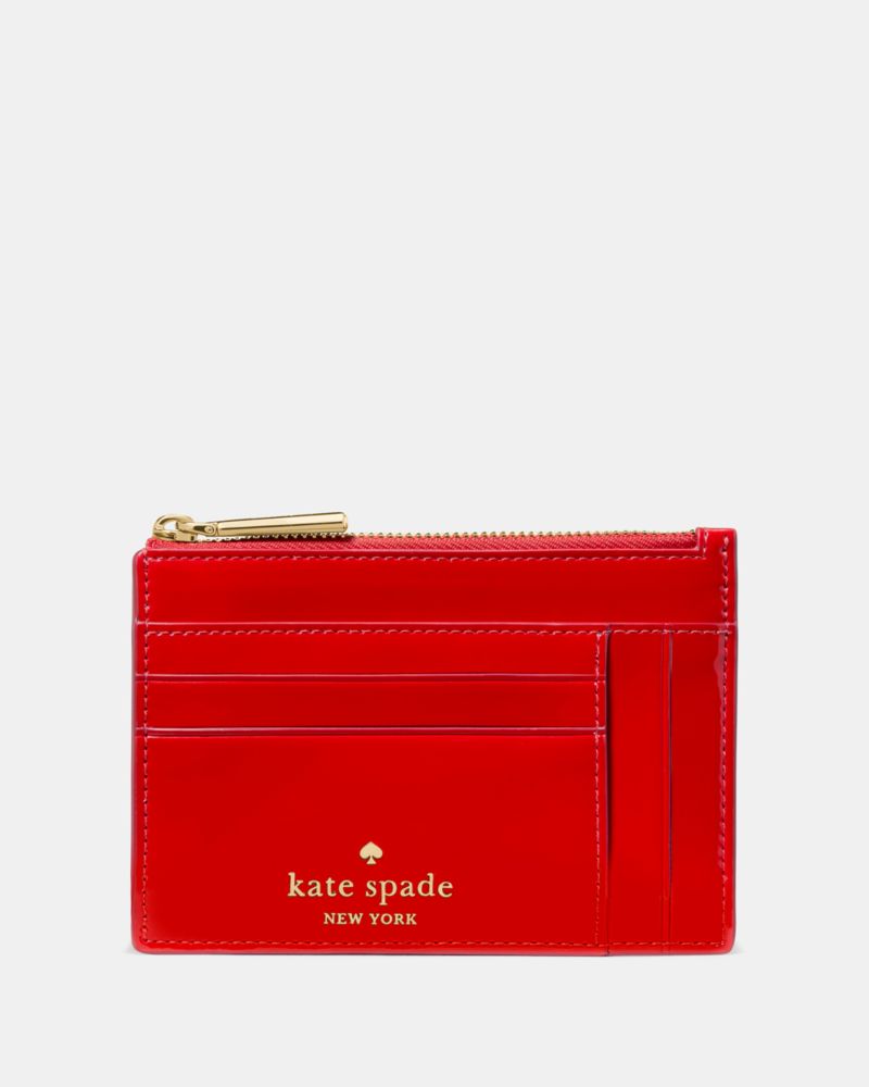 Kate Spade,Patent Large Slim Card Holder,