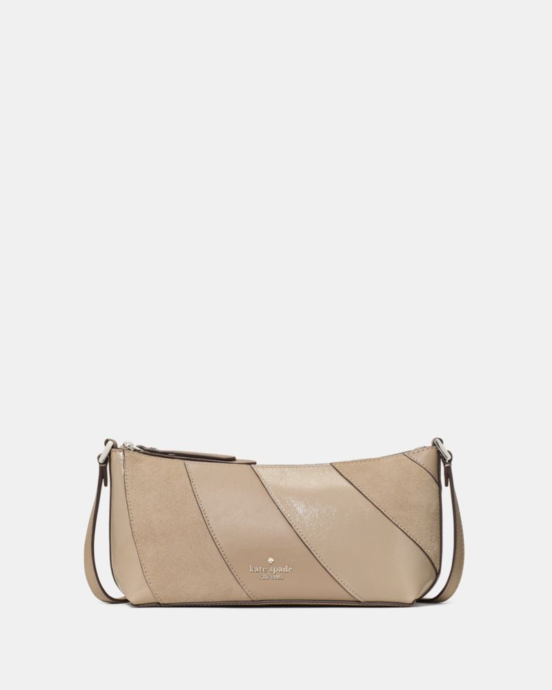 Kate Spade,Lenox Suede Mix Mini Crossbody Bag,