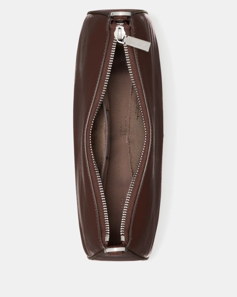 Margot Shiny Leather Shoulder Bag - thumbnail 5
