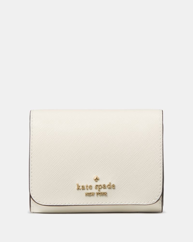 Kate Spade,Textured Patent Small L-zip Wallet,