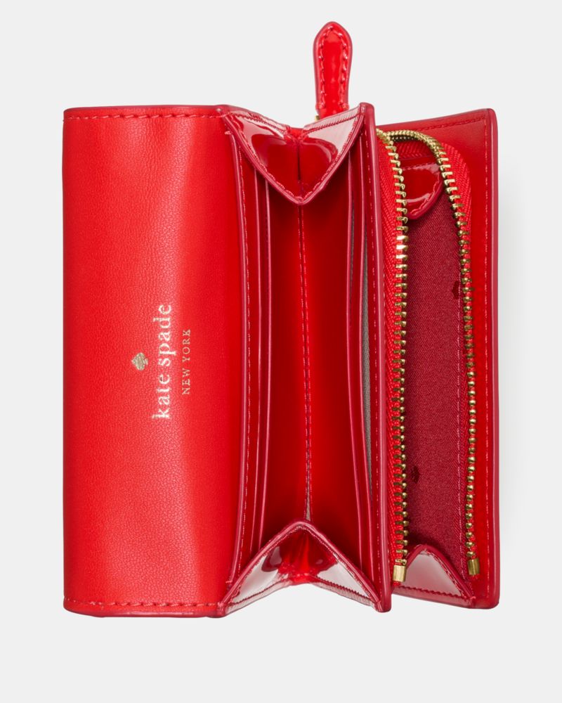 パテント スモール Lジップ フラップ ウォレット | 二つ折り・ミニ財布