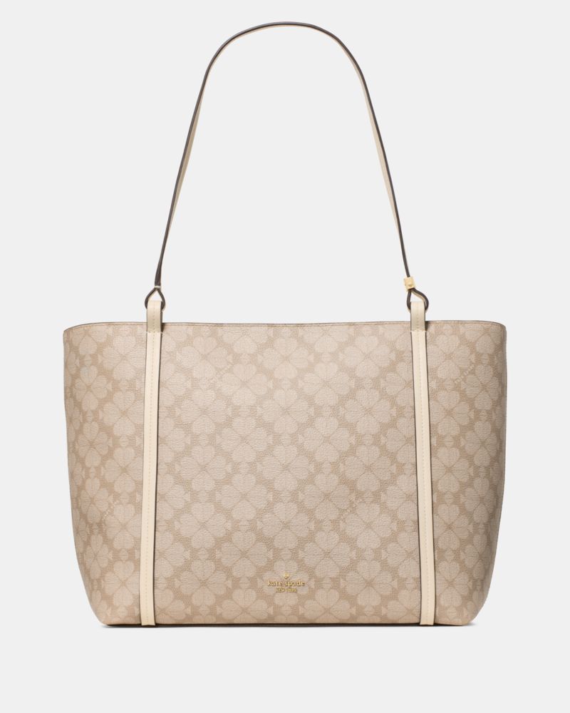 Kate Spade,Marlowe Spade Flower Coated Canvas Tote Bag,