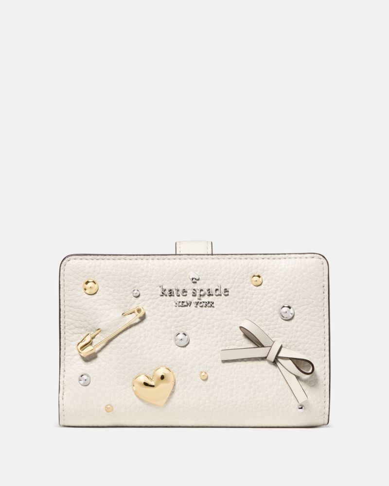 Kate Spade,Charmed Medium Bifold Wallet,