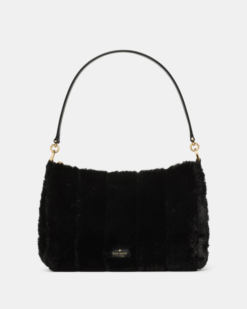 Kate Spade, マルゴー フォ ーファー ミディアム ショルダー バッグ, ショルダー・クロスボディ,ブラック