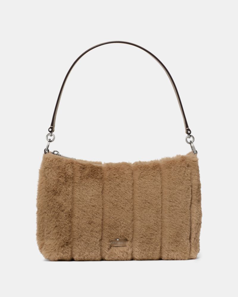 Kate Spade, マルゴー フォ ーファー ミディアム ショルダー バッグ, ショルダー・クロスボディ,ナチュラル