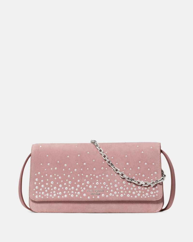 Kate Spade Ivy Studded Suede Crossbody Bag